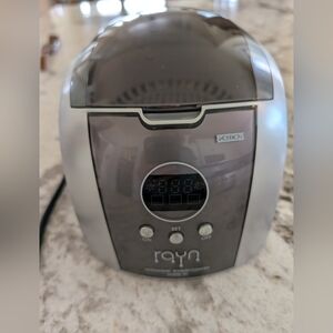 Rayn Silver Countertop Ultrasonic Jewelry Cleaner-Compact Electronics/AC Plug In